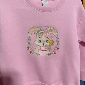 Pink Bunny Sweatshirt - Rabbit Skins
